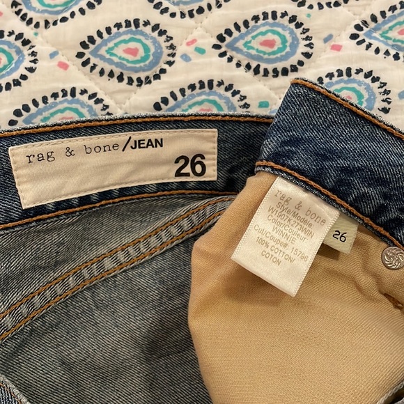 Rag & bone denim distressed shorts - Picture 3 of 3